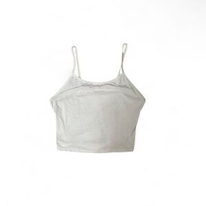 shien L White cropped tank top